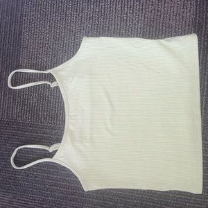 light green crop top